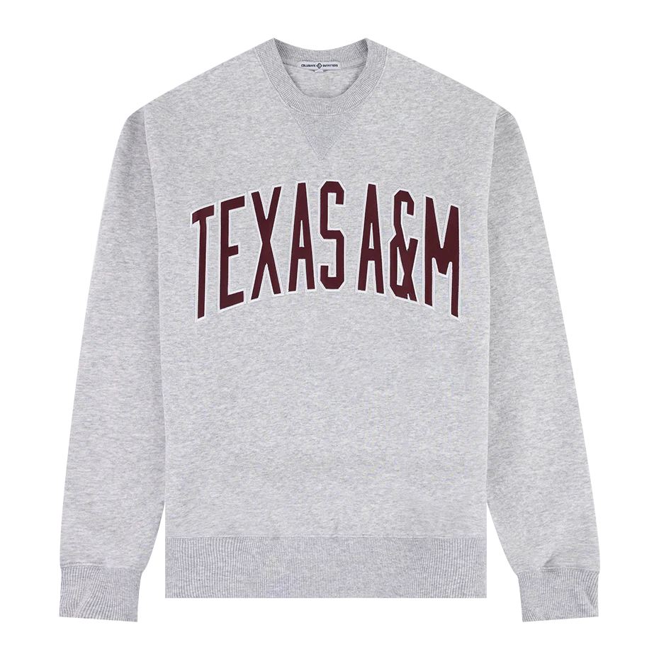 Texas A&M Collegiate Outfitters Arch Crewneck - Gray