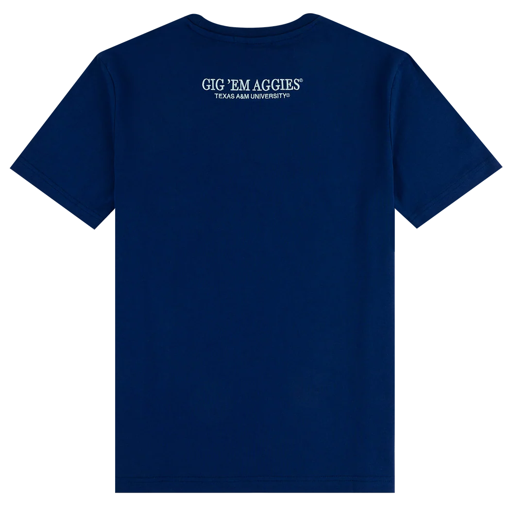 Texas A&M Collegiate Outfitters Bar T-Shirt - Blue - Image 2