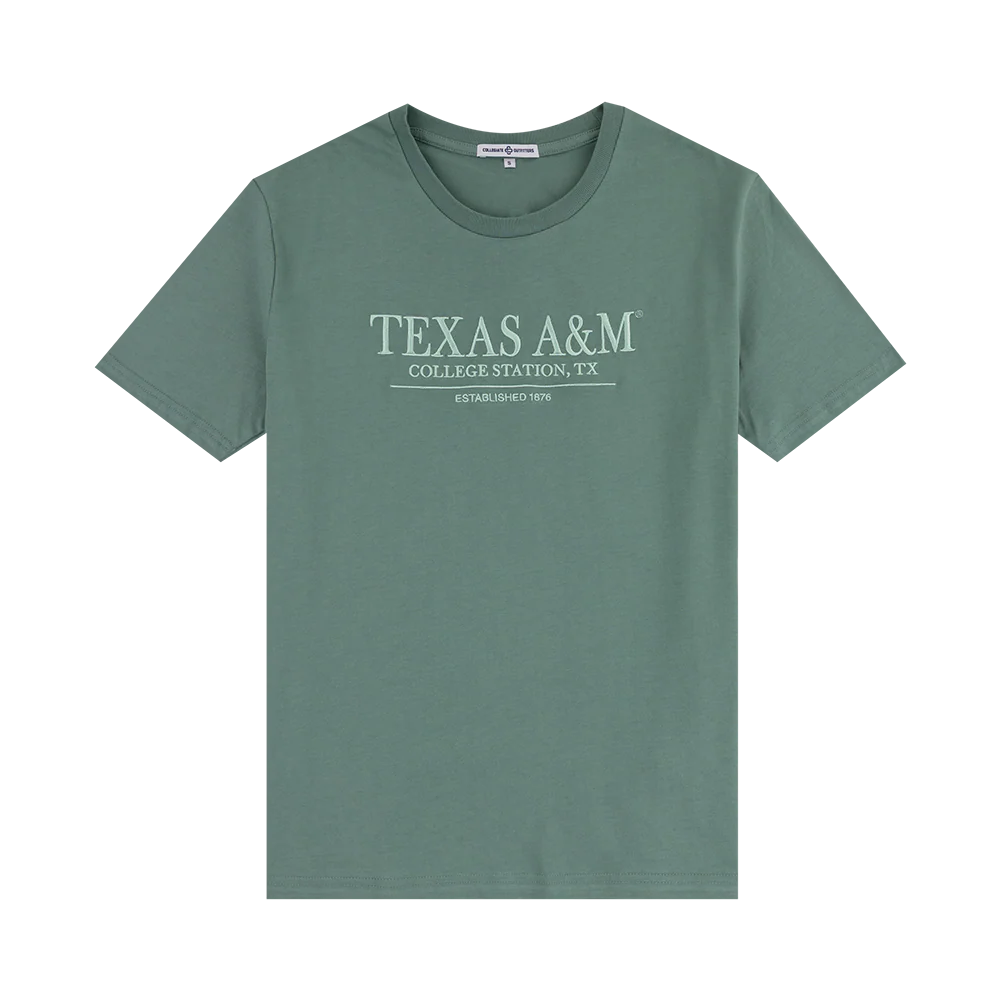 Texas A&M Collegiate Outfitters Bar T-Shirt - Green