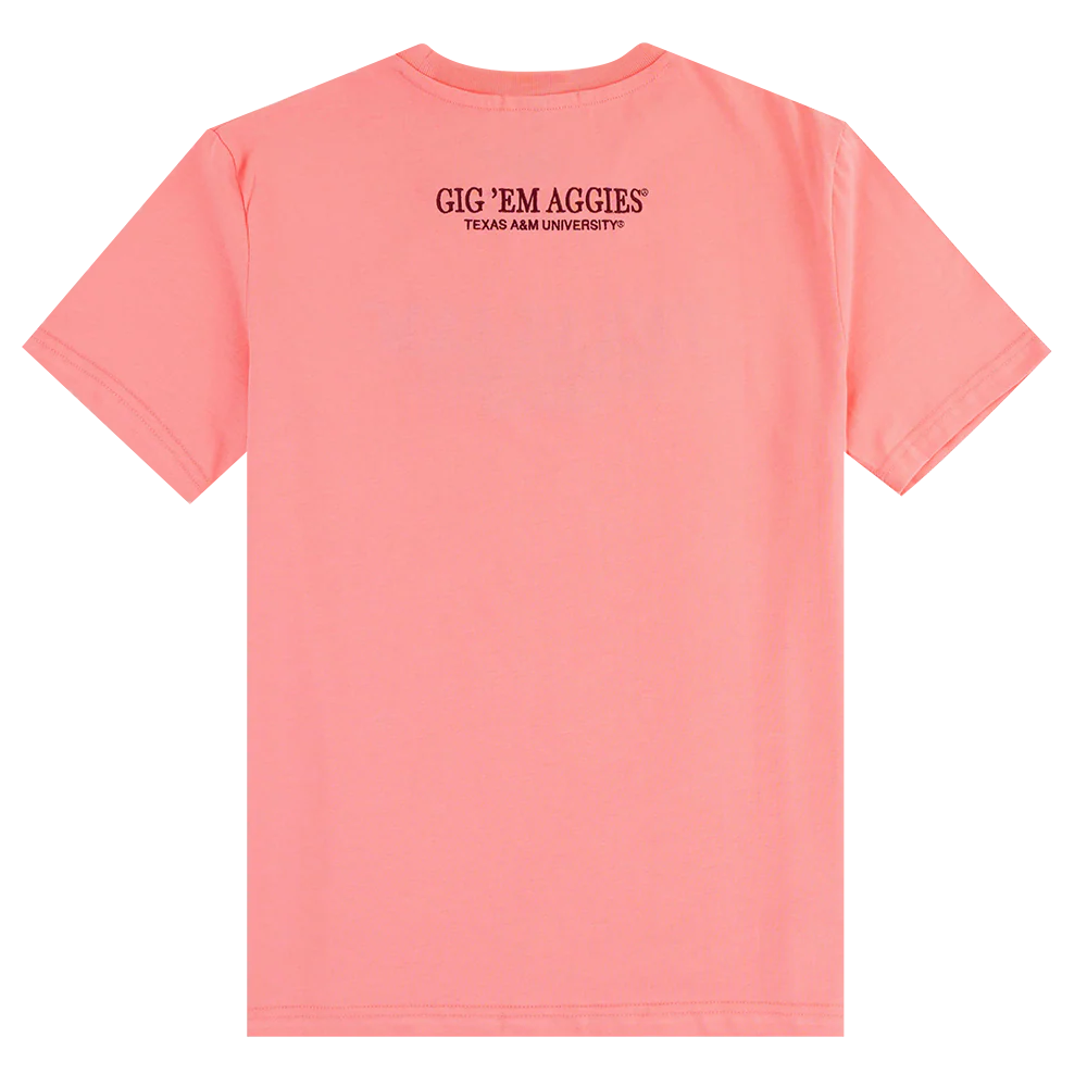 Texas A&M Collegiate Outfitters Bar T-Shirt - Pink - Image 2