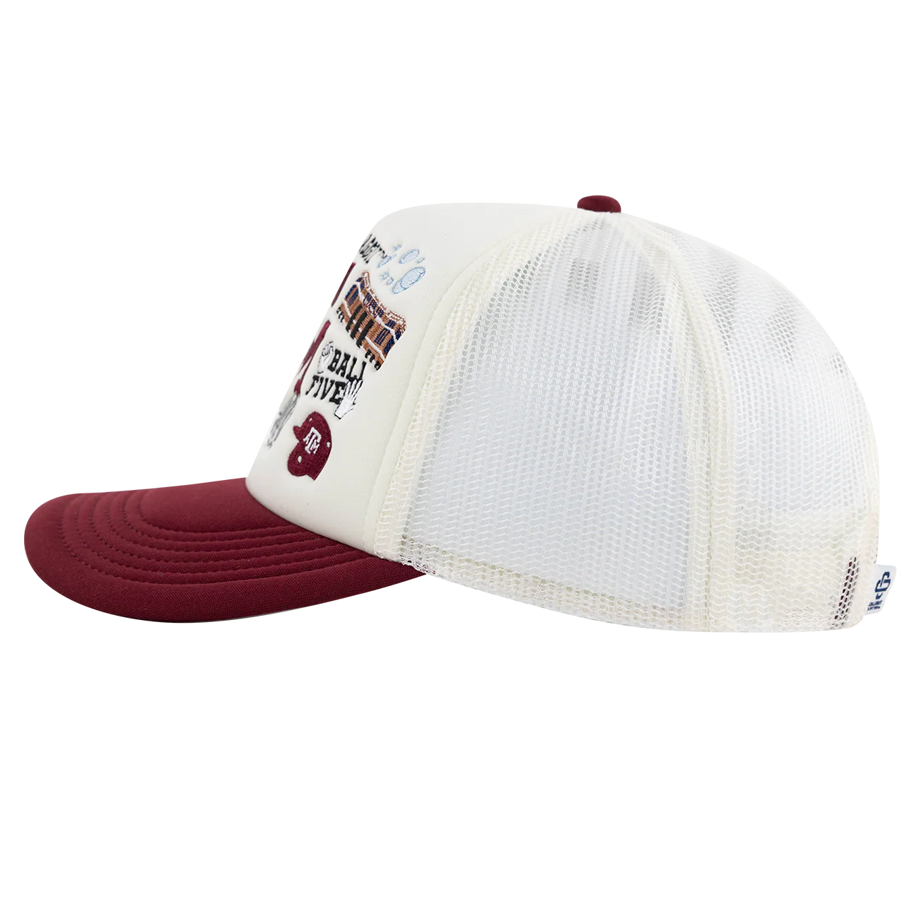 Texas A&M Collegiate Outfitters Baseball Patch Cap - Image 4