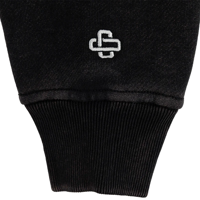 Texas A&M Collegiate Outfitters Black on Black Embroidery Hoodie - Image 3