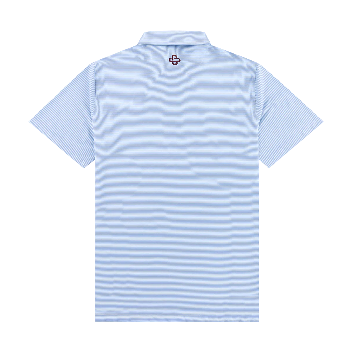 Texas A&M Collegiate Outfitters Blue Micro Stripe Polo - Image 5