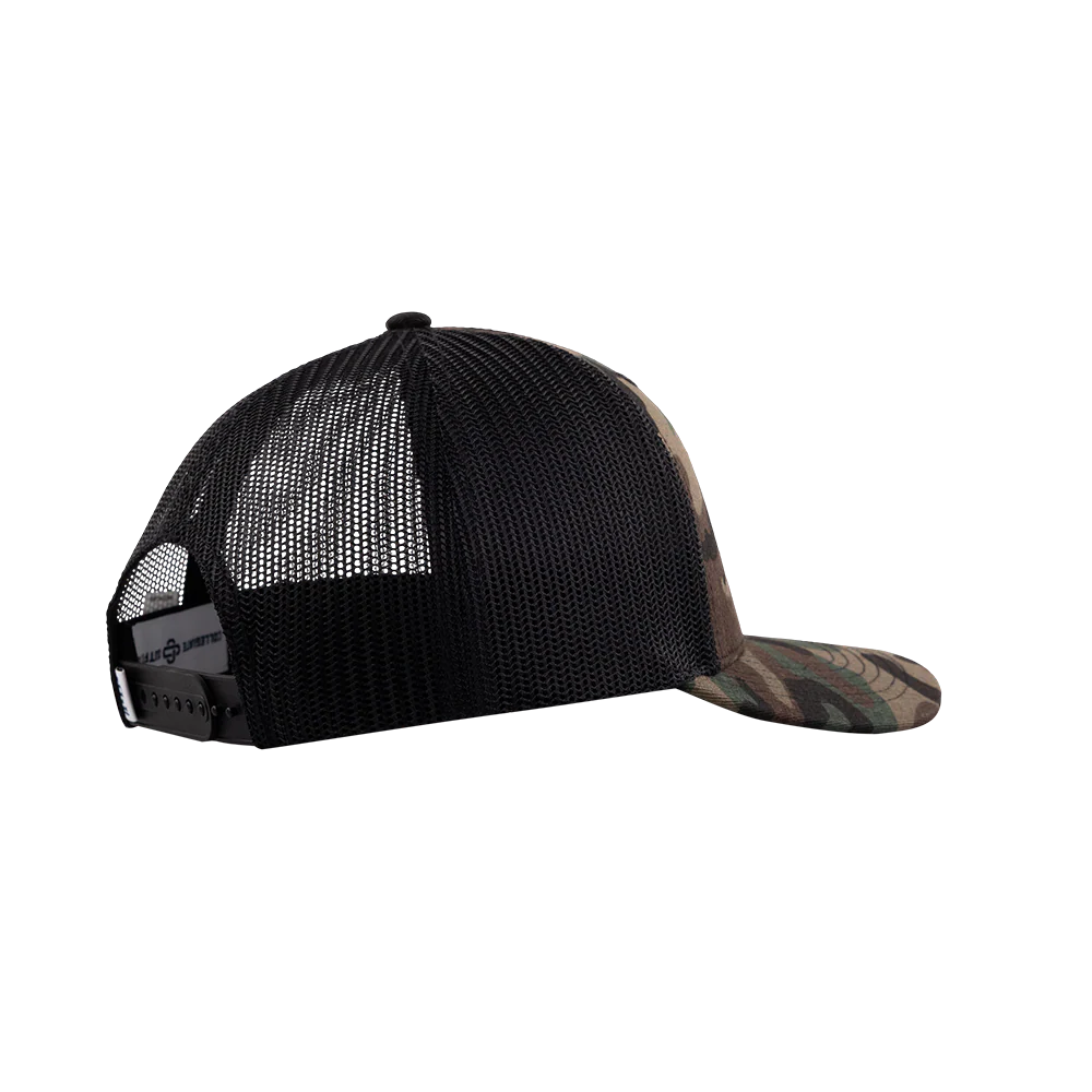 Texas A&M Collegiate Outfitters Camo Patch Trucker Hat - Image 25