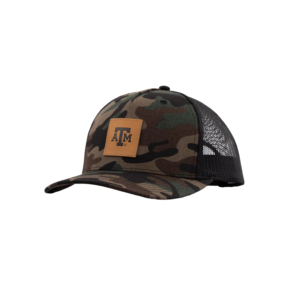 Texas A&M Collegiate Outfitters Camo Patch Trucker Hat - Image 4