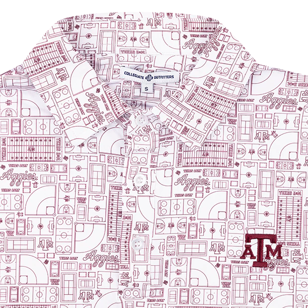Texas A&M Collegiate Outfitters Field Map Polo - Image 3