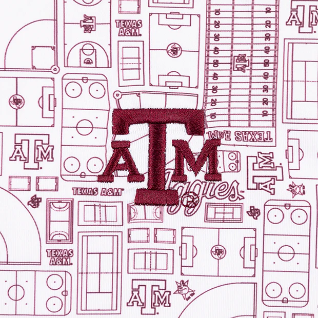 Texas A&M Collegiate Outfitters Field Map Polo - Image 4