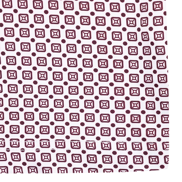 Texas A&M Collegiate Outfitters Geo Block Print Polo - Image 6
