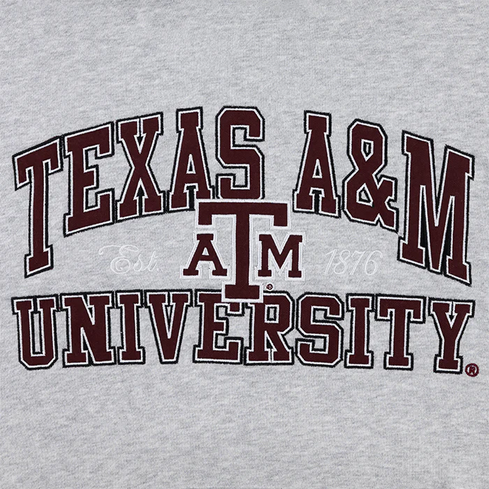 Texas A&M Collegiate Outfitters Gray Varsity Hoodie - Image 3