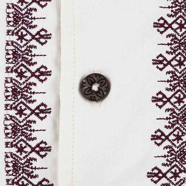 Texas A&M Collegiate Outfitters Guaybera Embroidered Youth Button Down - Image 3