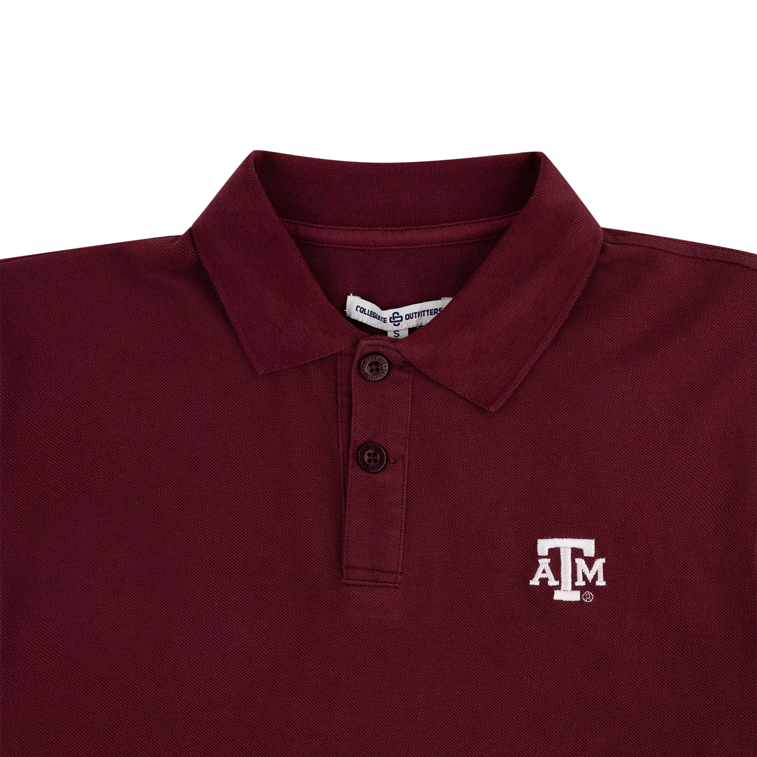 Texas A&M Collegiate Outfitters Heritage Pique Polo - Maroon - Image 3