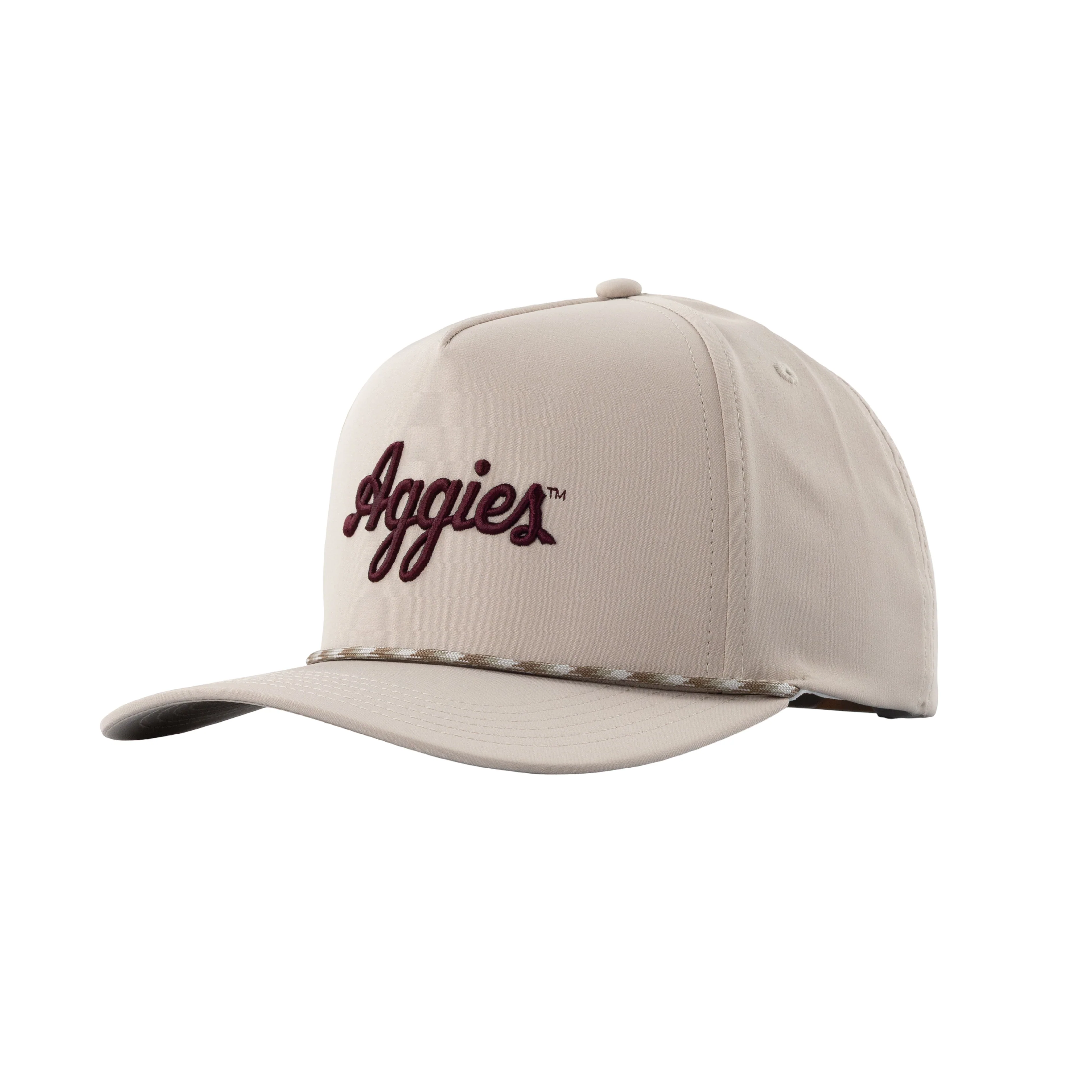 Khaki Script Aggies Hat - Image 2
