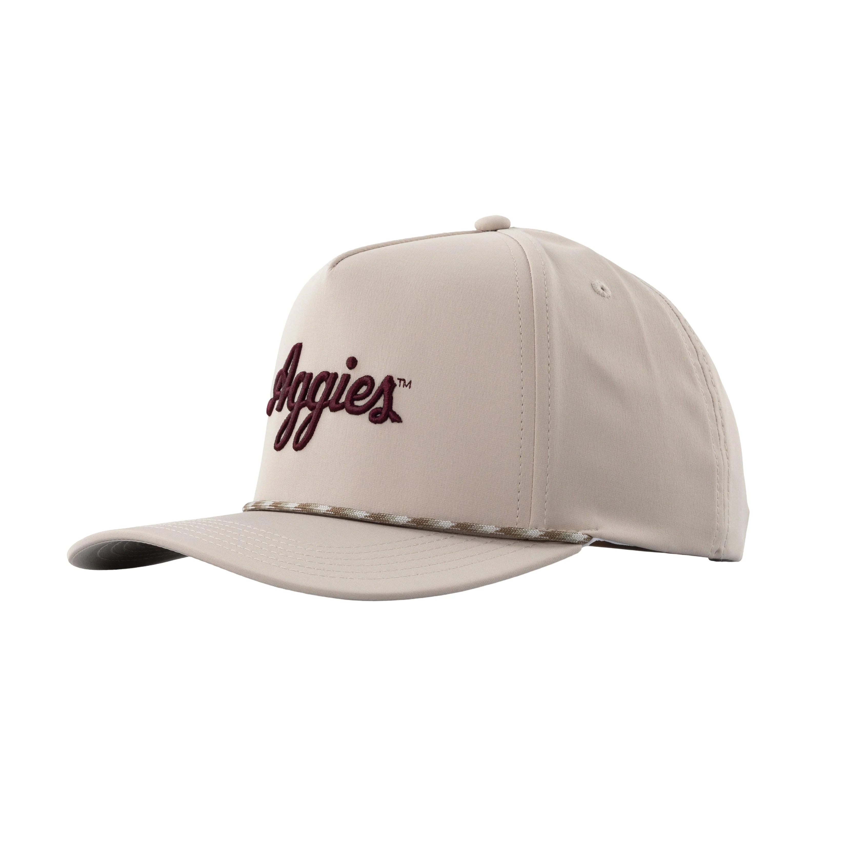 Khaki Script Aggies Hat - Image 3