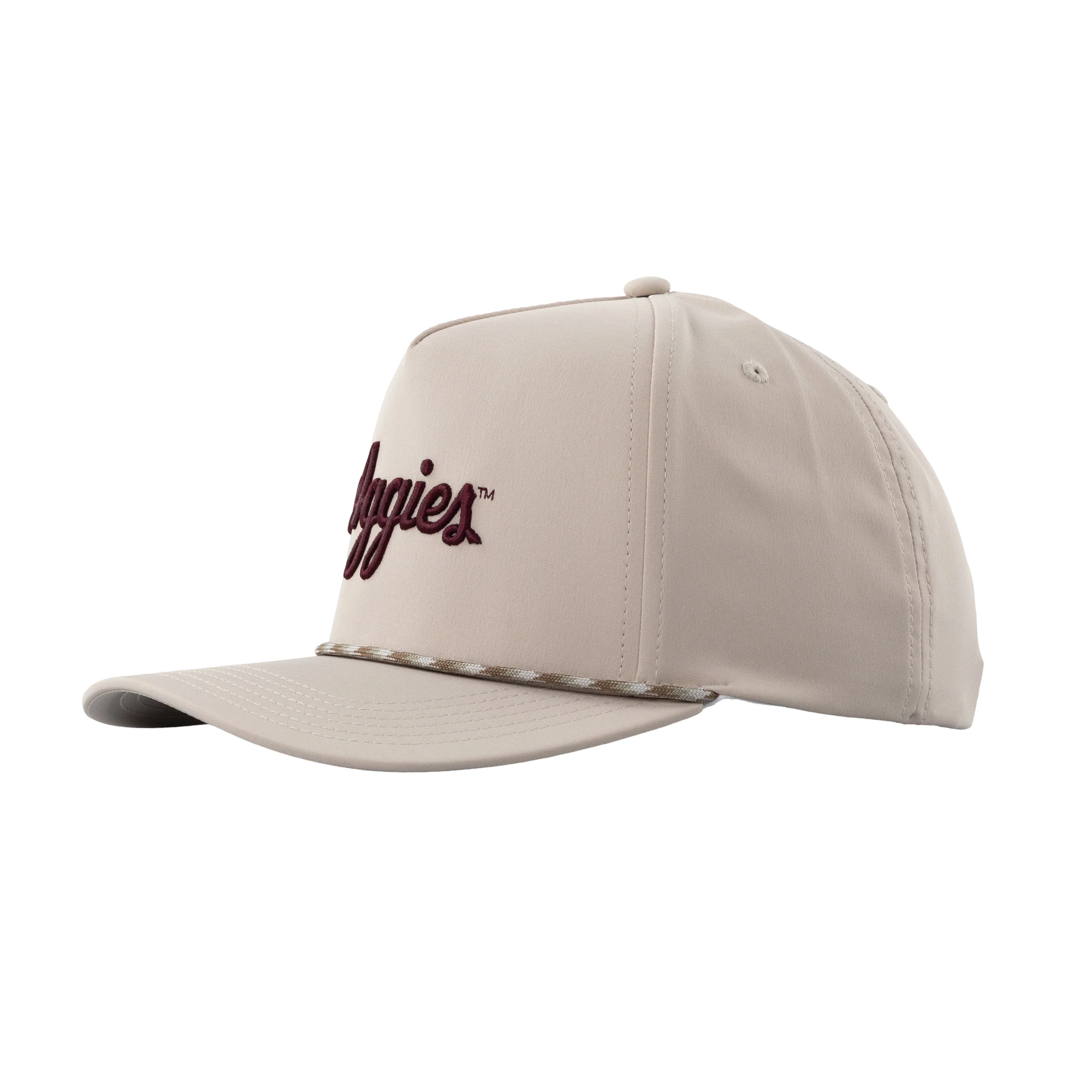 Khaki Script Aggies Hat - Image 4