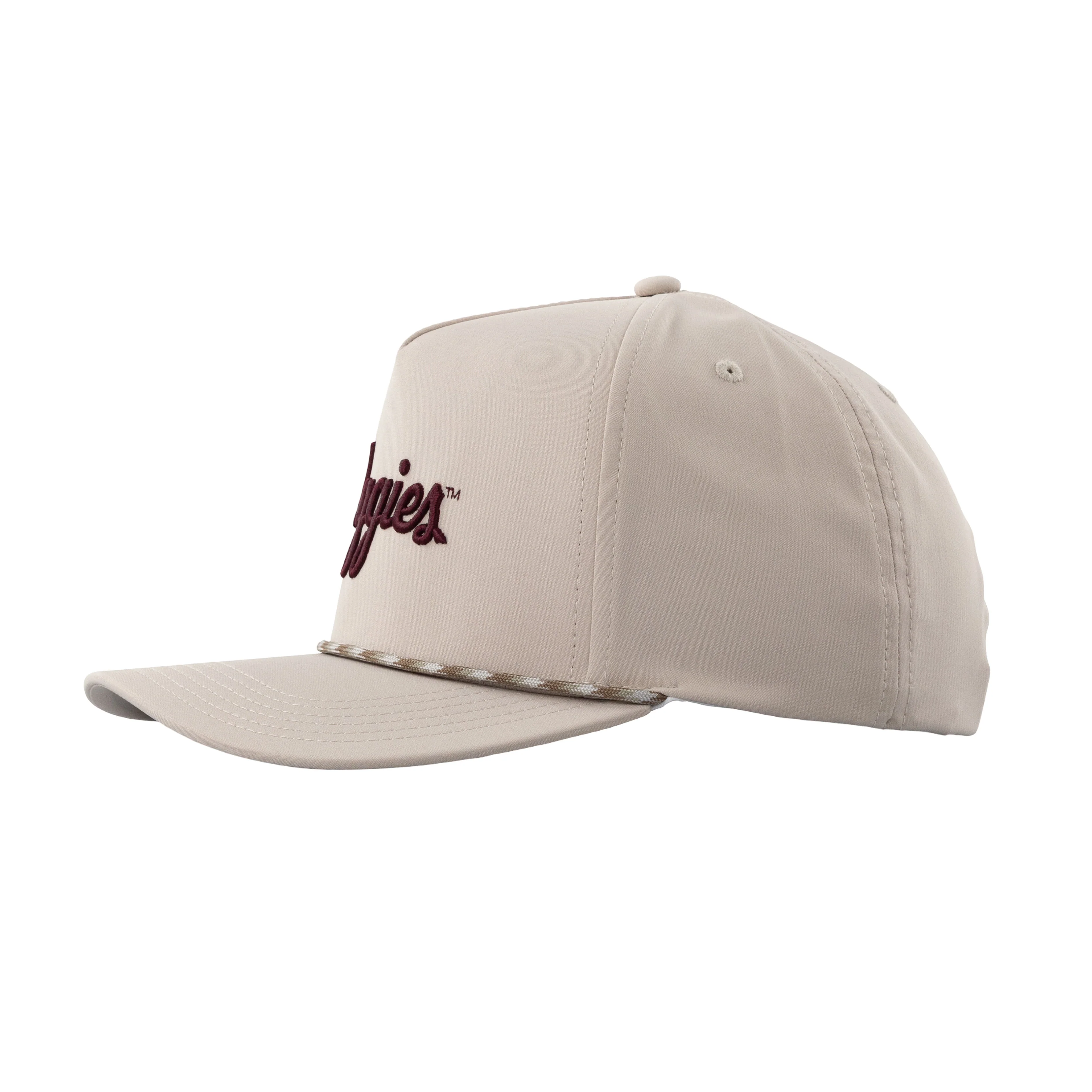 Khaki Script Aggies Hat - Image 5