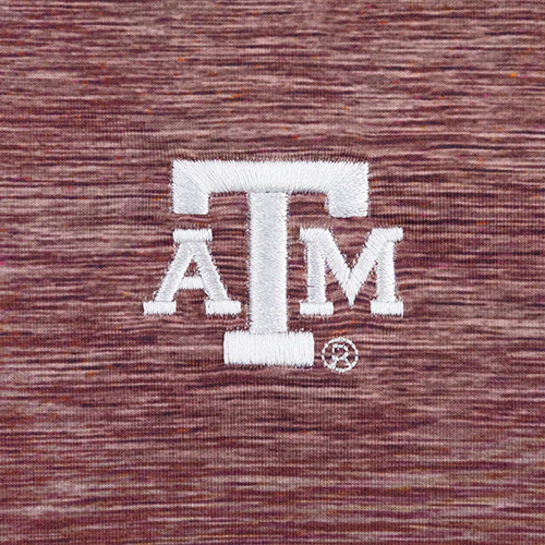 Texas A&M Collegiate Outfitters Maroon Brushed Polo - Image 4