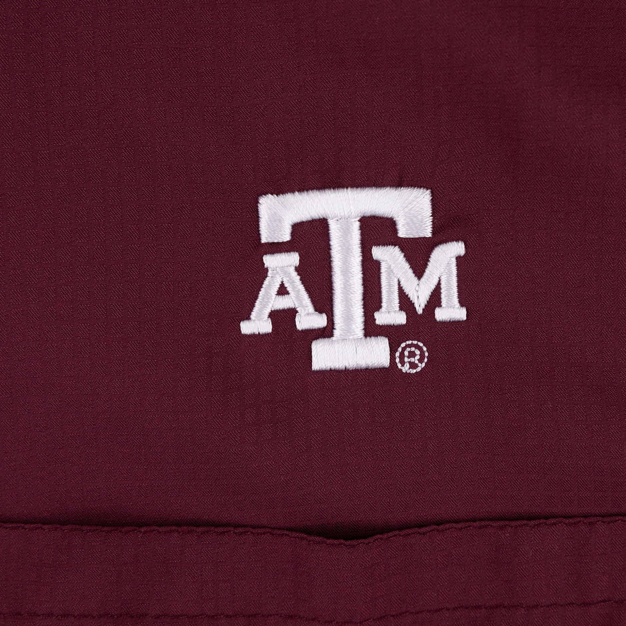 Texas A&M Collegiate Outfitters Maroon Button Down Fishing Shirt - Image 3