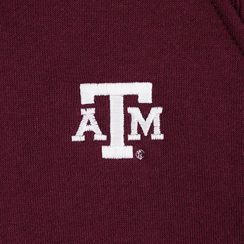 Texas A&M Collegiate Outfitters Maroon Half Zip Hoodie - Image 2