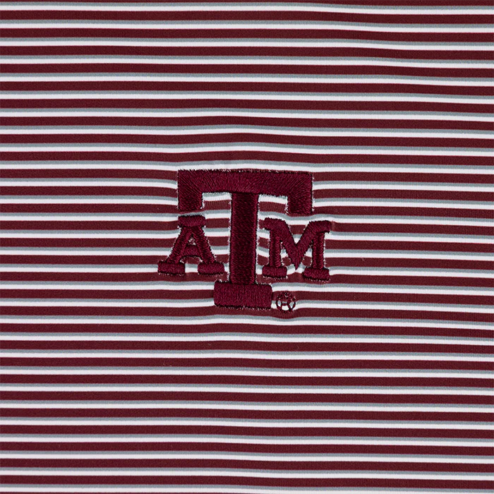 Texas A&M Collegiate Outfitters Multi Striped Polo - Image 3