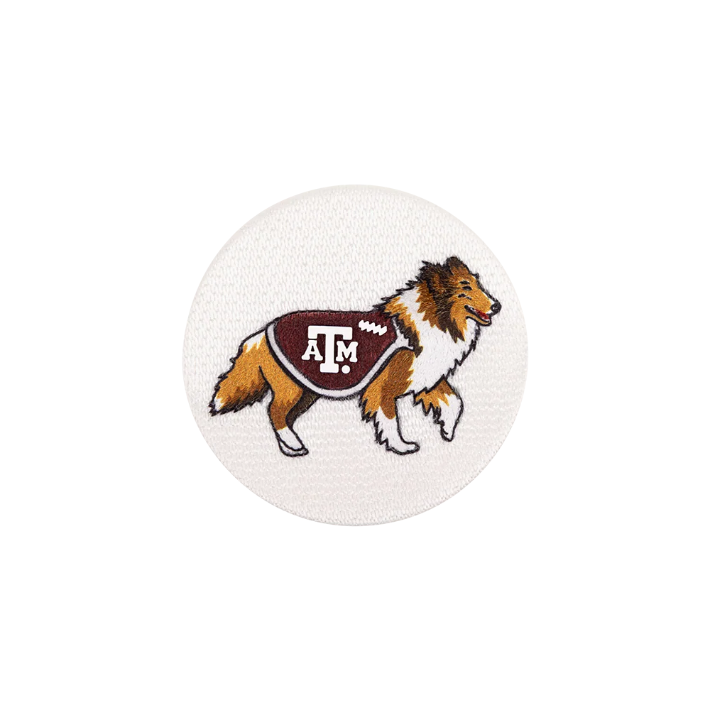Texas A&M Collegiate Outfitters Reveille Embroidered Button - Image 2