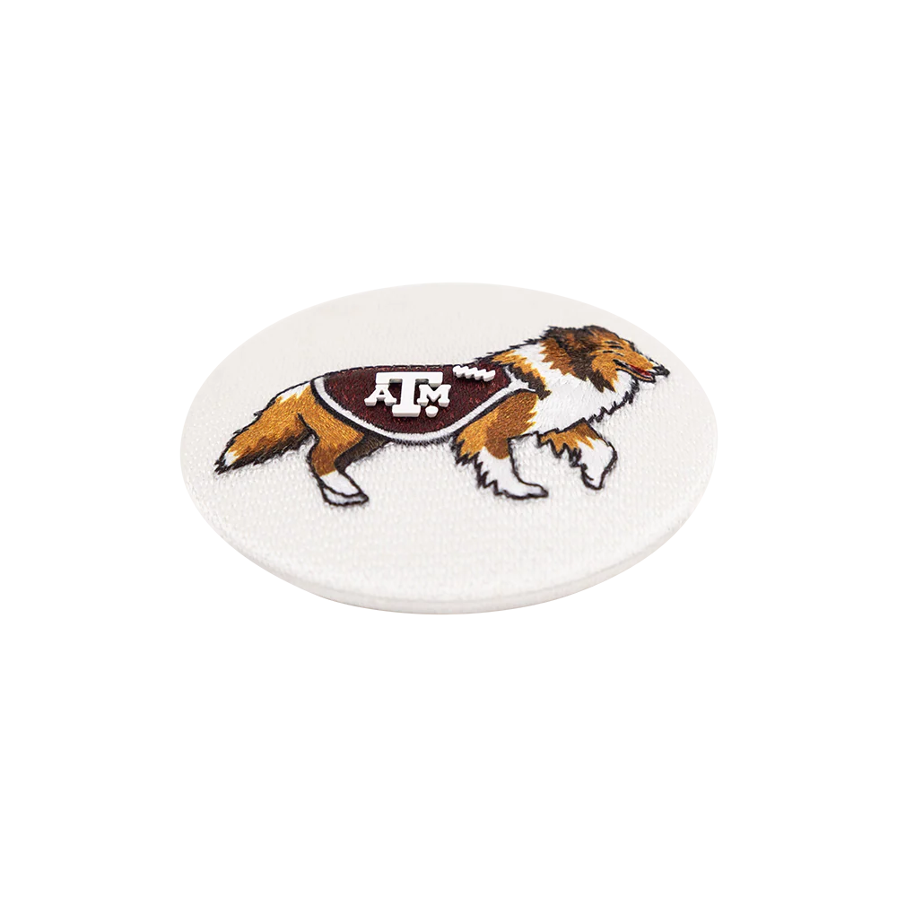 Texas A&M Collegiate Outfitters Reveille Embroidered Button - Image 3