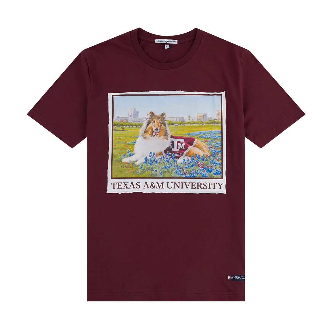 Texas A&M Collegiate Outfitters Reveille Painting T-Shirt - Maroon