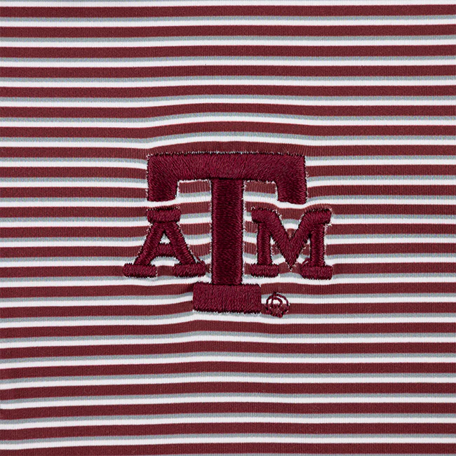 Texas A&M Collegiate Outfitters Toddler Multi Striped Polo - Image 4
