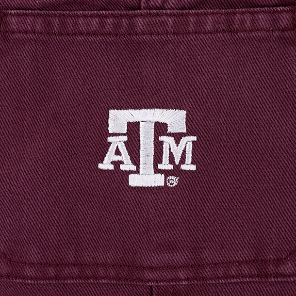 Texas A&M Collegiate Outfitters Toddler Overalls - Maroon - Image 3