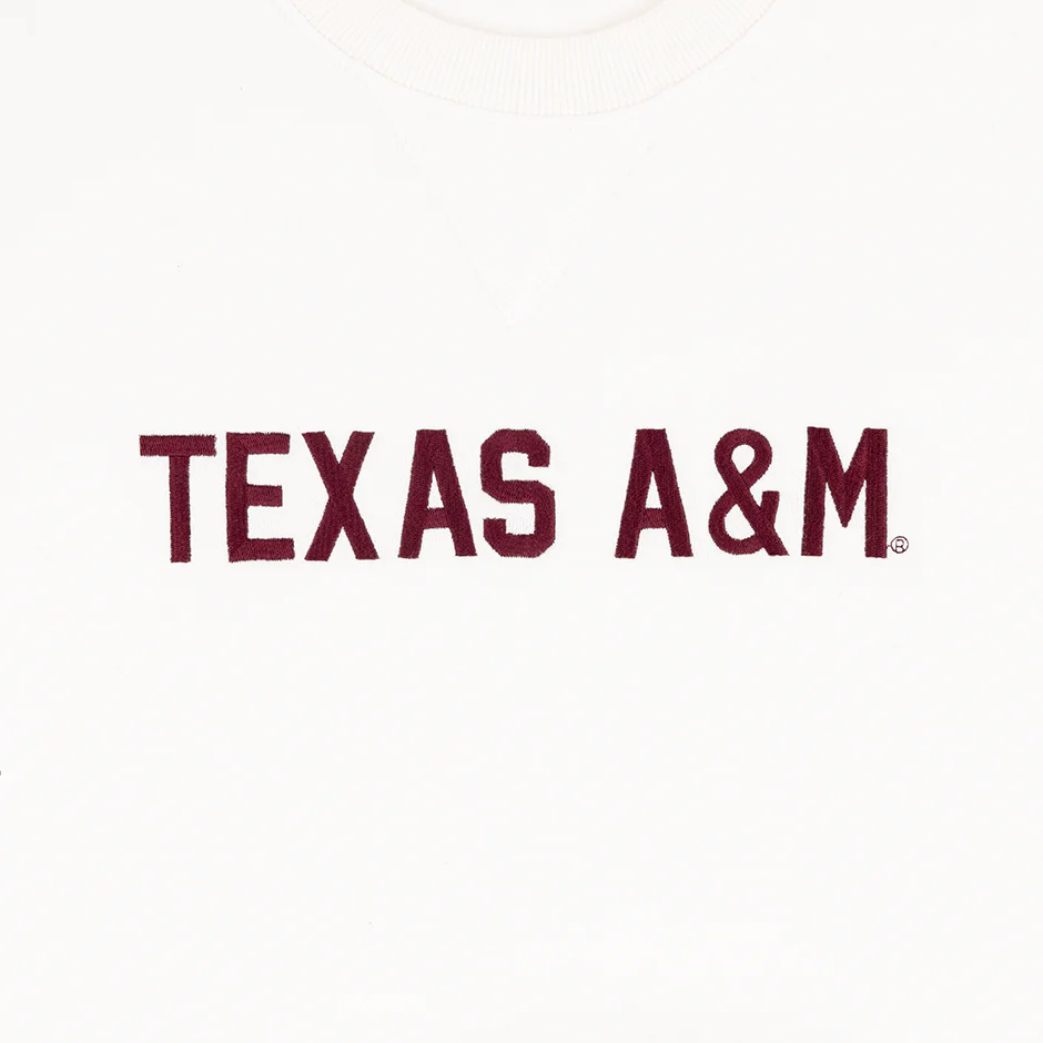 Texas A&M Collegiate Outfitters V Notch Crew - Image 3