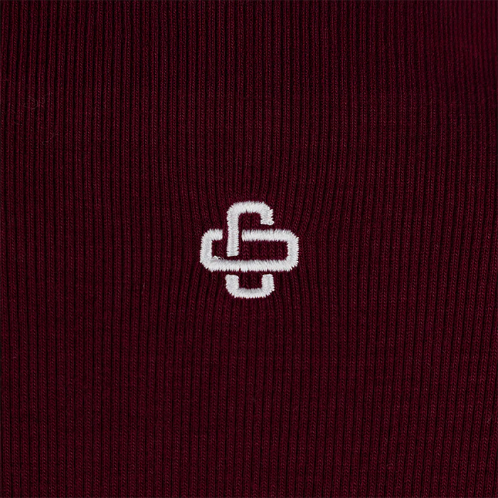 Texas A&M Collegiate Outfitters V Notch Ribbed Top - Image 5