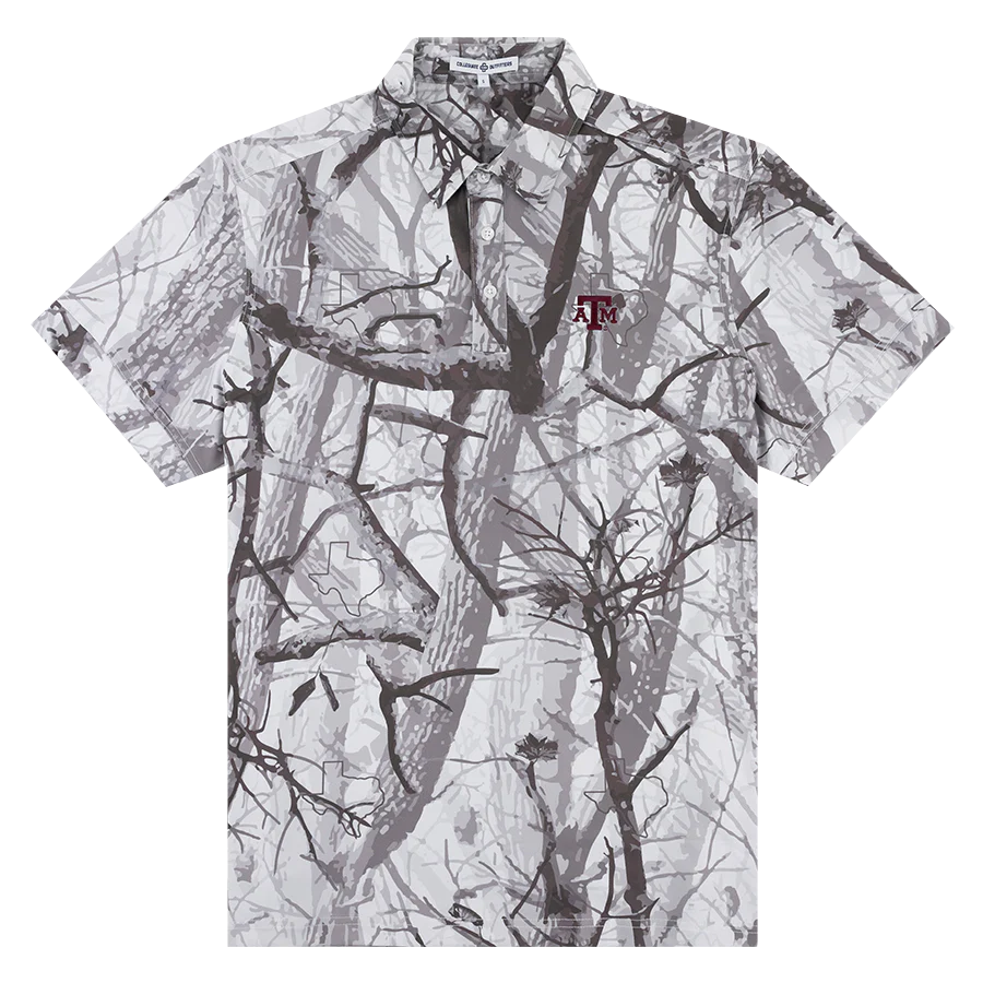 Texas A&M Collegiate Outfitters Woodlands Polo - Camo