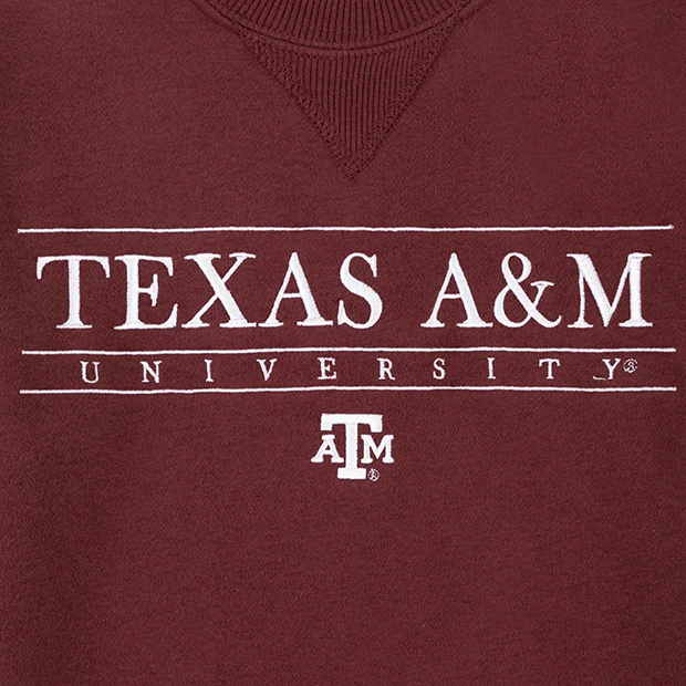 Texas A&M Collegiate Outfitters Youth Bar Sweatshirt - Image 3