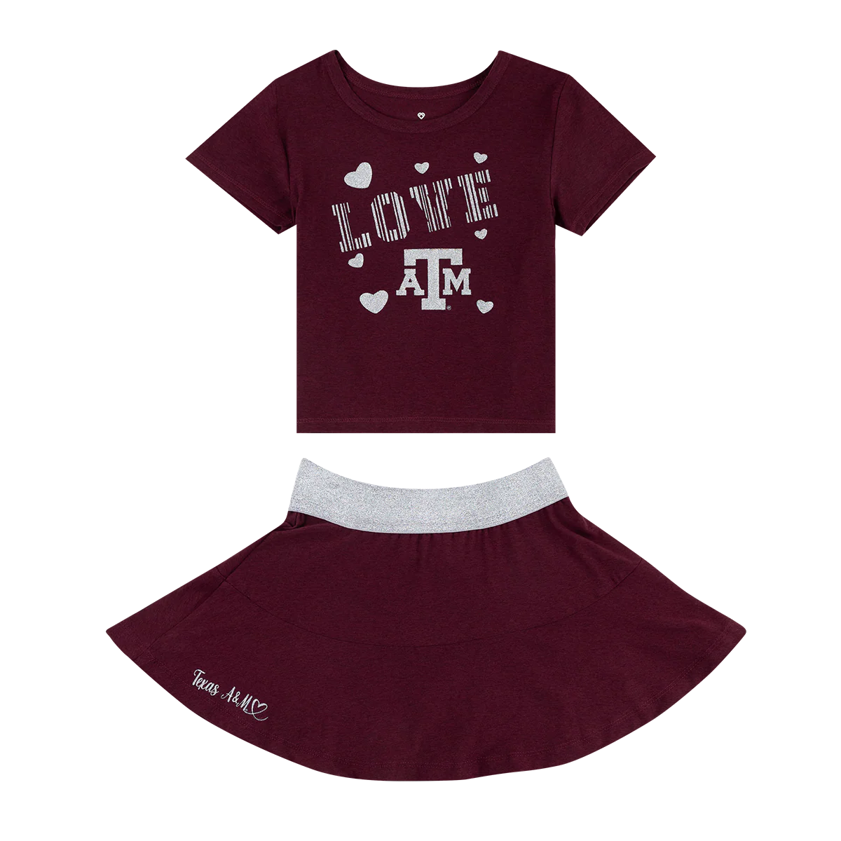 Texas A&M Colosseum Toddler Cloud Kingdom Set - Maroon