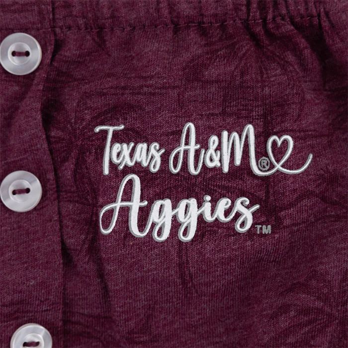 Texas A&M Colosseum Infant Tank and Bloomer Set - Maroon - Image 3
