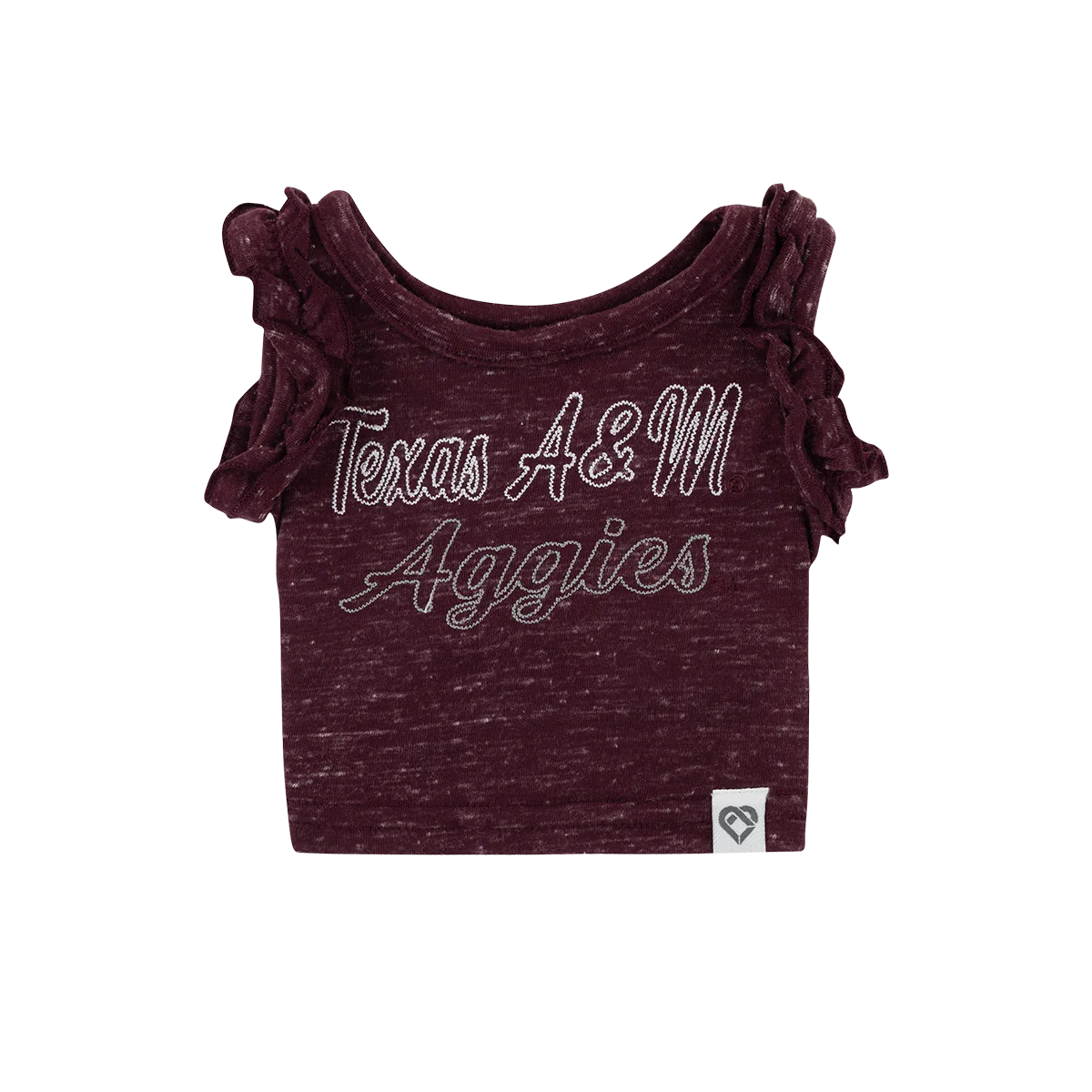 Texas A&M Colosseum Infant Top and Bottom Set - Maroon - Image 2
