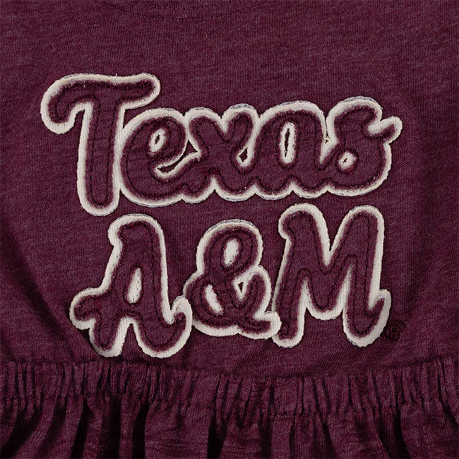 Texas A&M Colosseum Maroon Infant Tropical Dress - Image 3