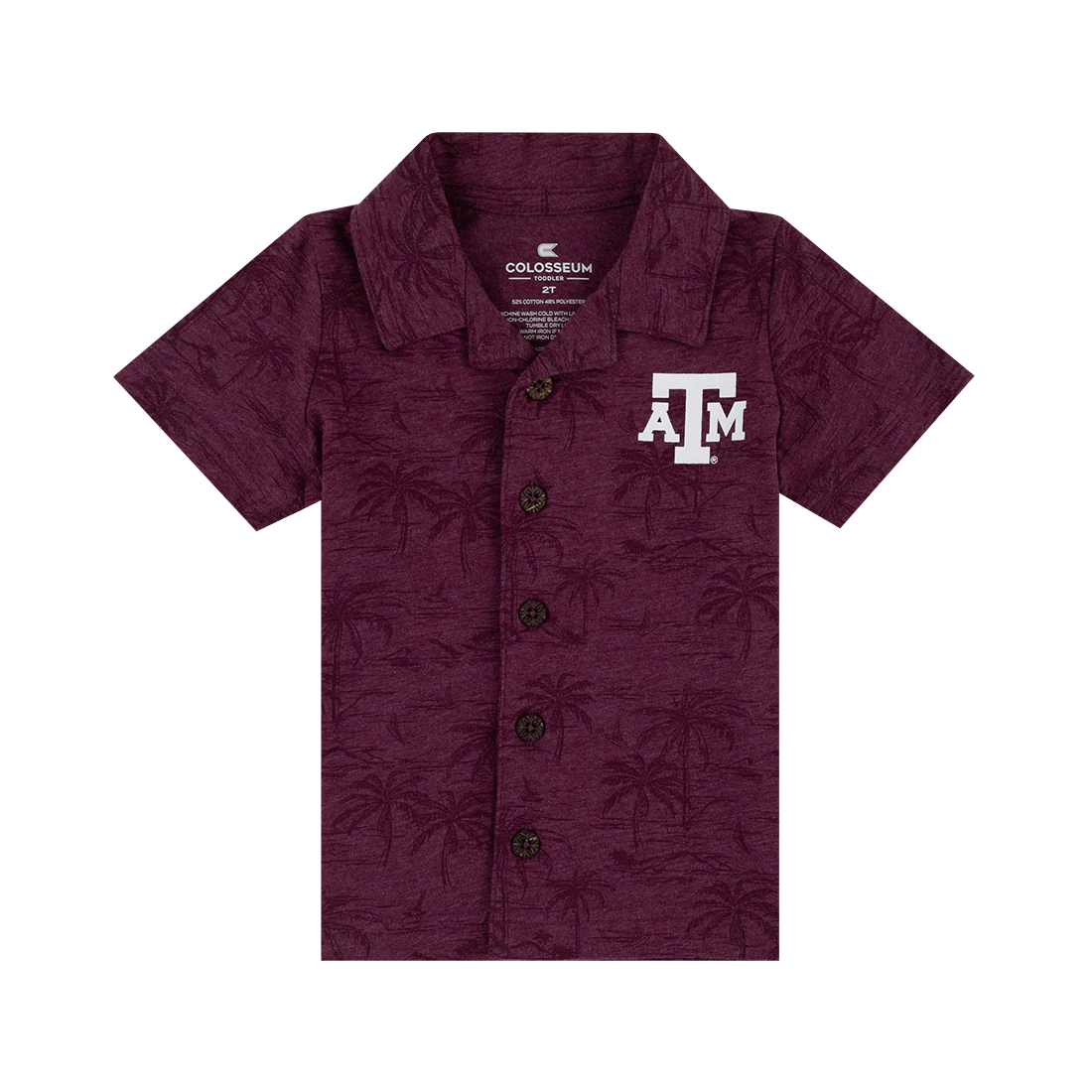 Texas A&M Colosseum Maroon Toddler Tropical Set - Image 2