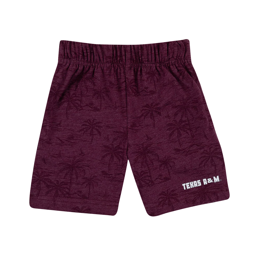 Texas A&M Colosseum Maroon Toddler Tropical Set - Image 4
