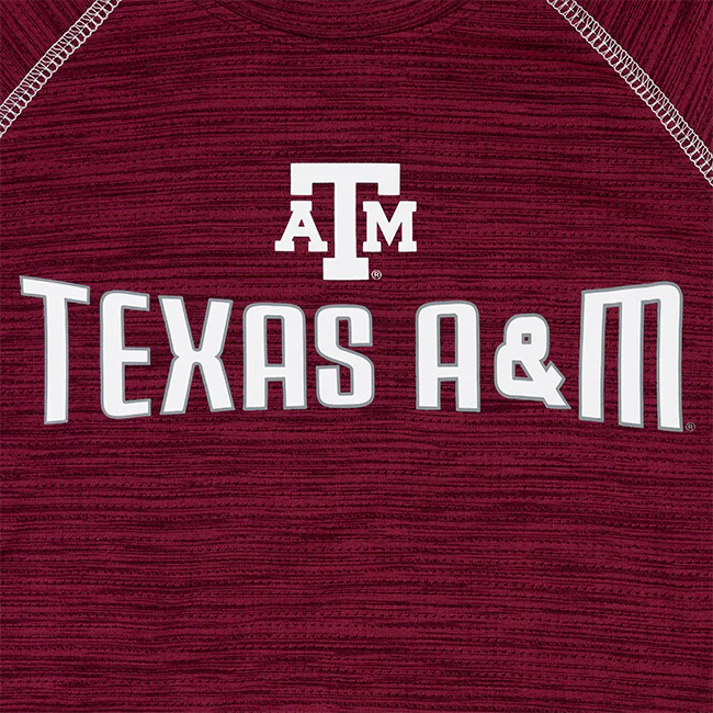 Texas A&M Colosseum Up-ton Long Sleeve Raglan Tee - Image 3