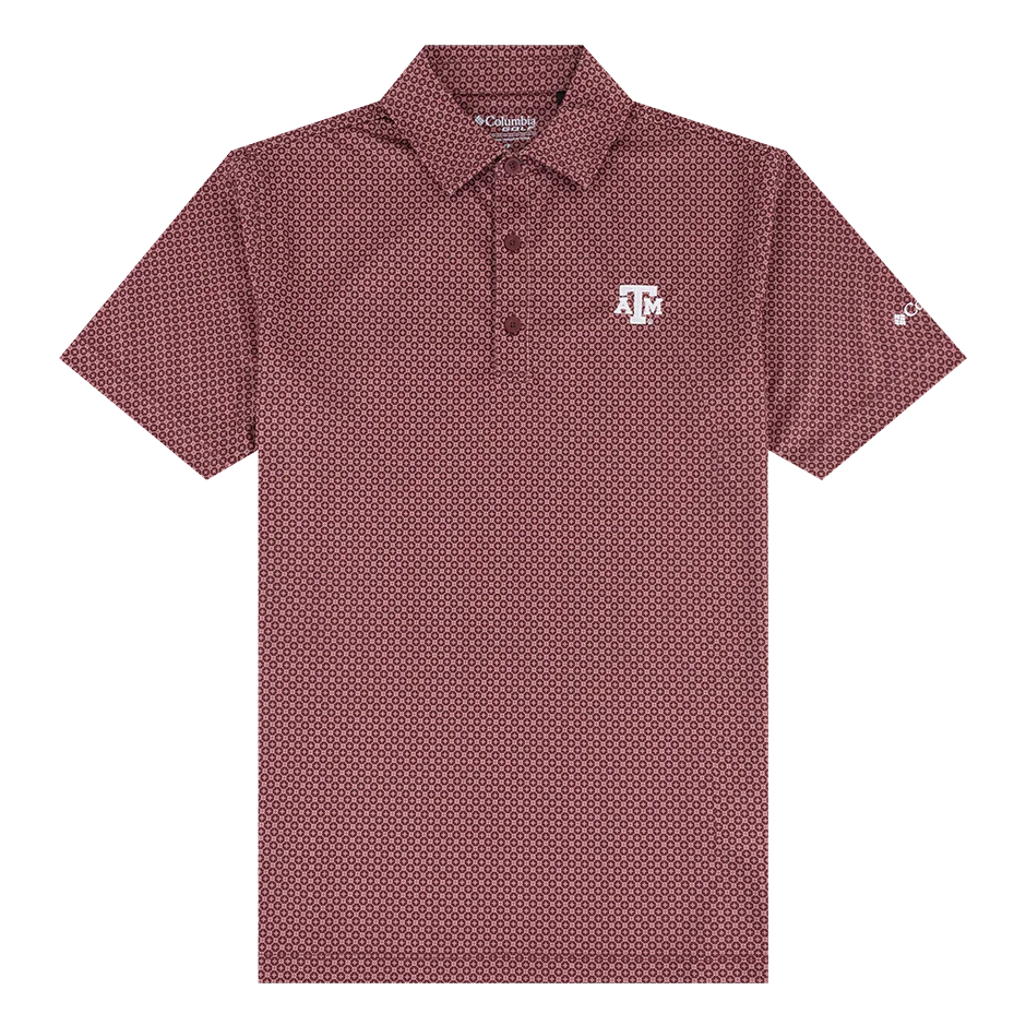 Texas A&M Columbia Club Master Polo - Maroon - Image 5