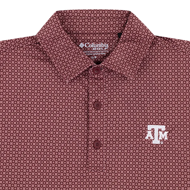 Texas A&M Columbia Club Master Polo - Maroon - Image 8