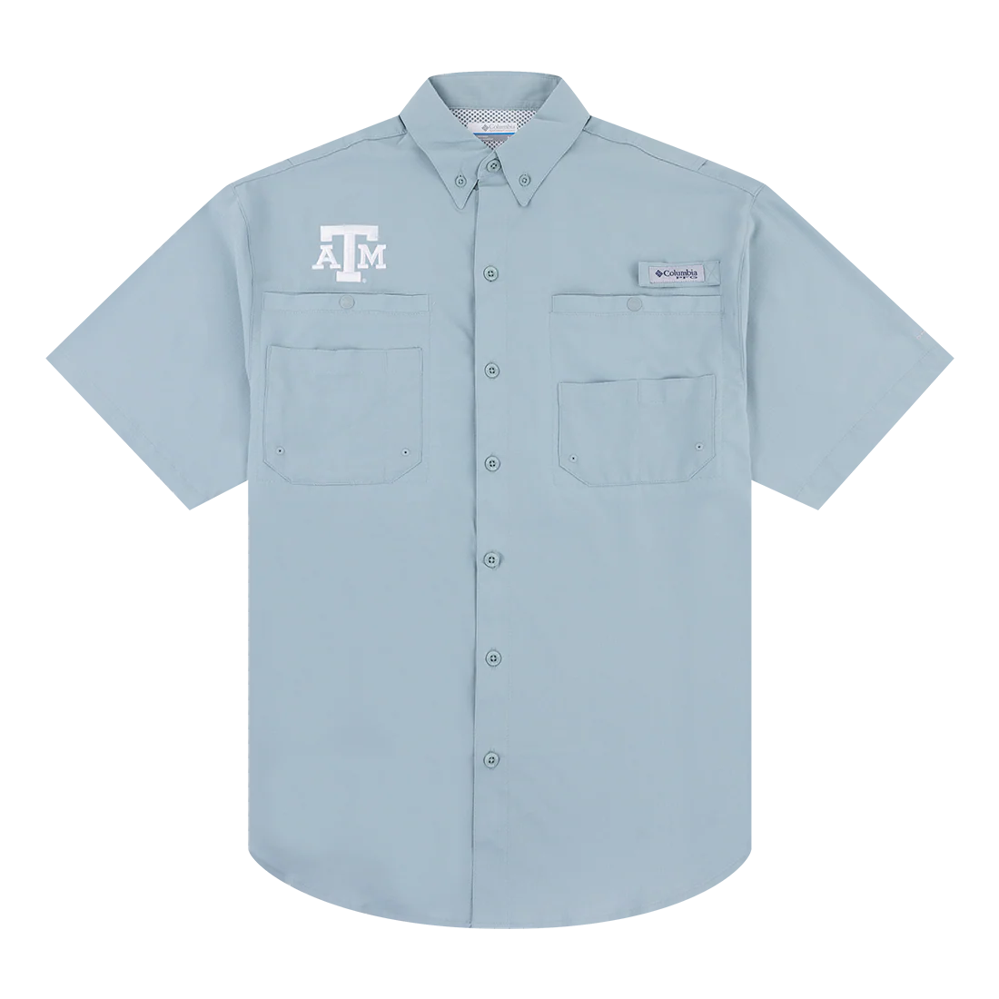 Texas A&M Columbia Crushed Blue Tamiami Shirt