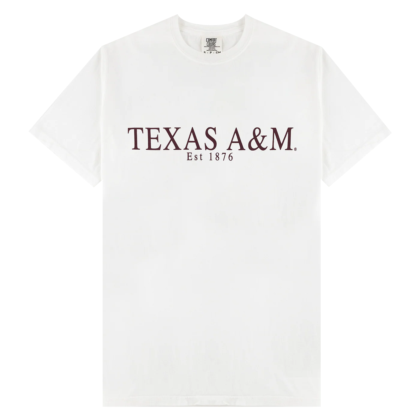 Texas A&M Comfort Colors Beach Getaway T-Shirt - White - Image 2