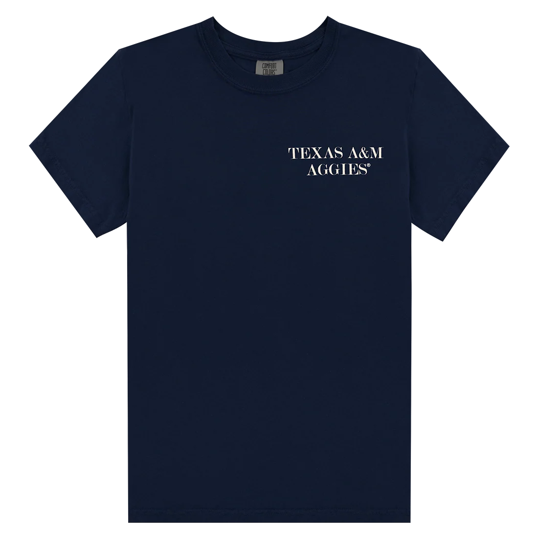 Texas A&M Comfort Colors Texas Bluebonnets T-Shirt - Navy - Image 2