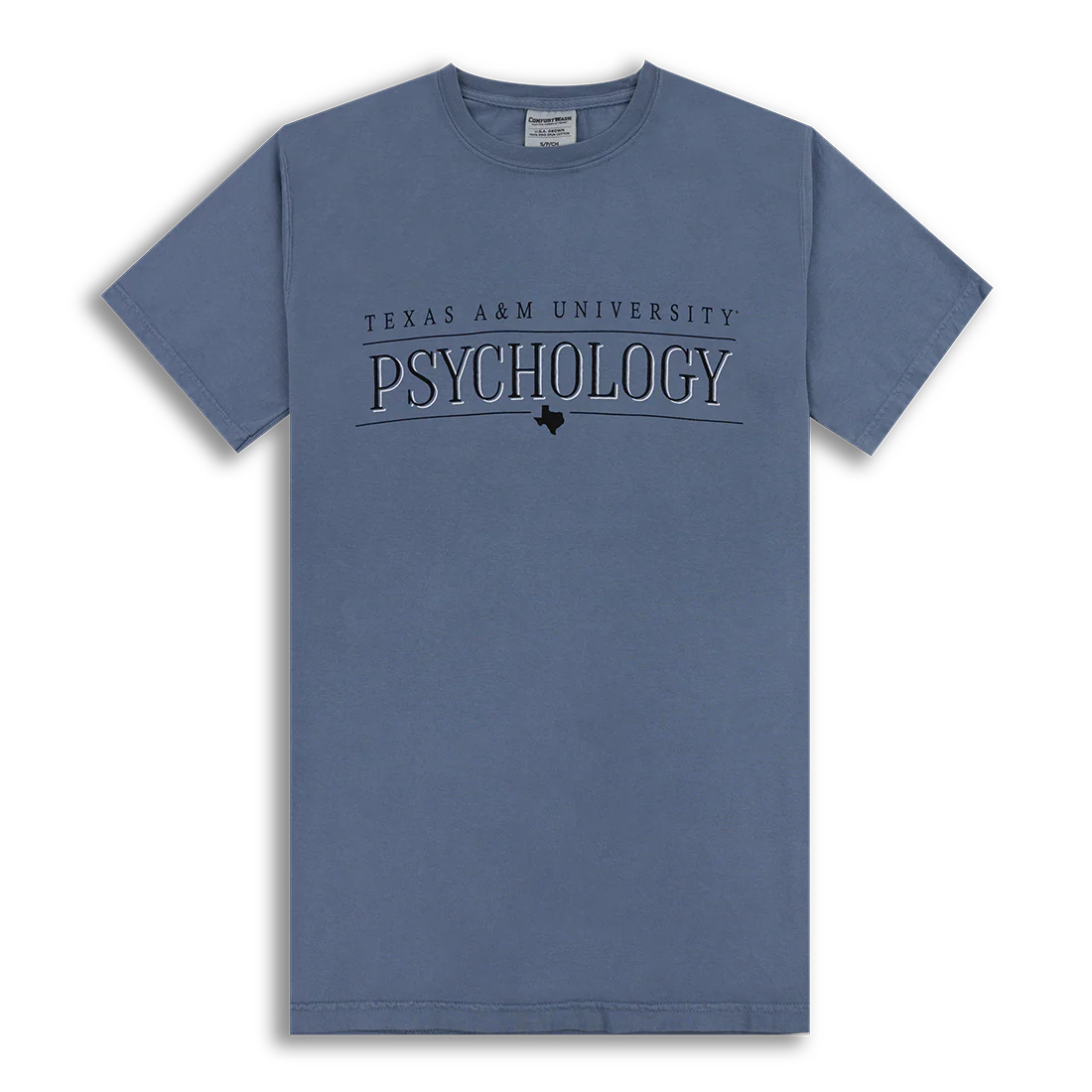 Texas A&M Comfort Wash School of Psychology T-Shirt - Image 3