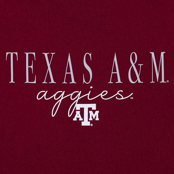 Texas A&M Concepts Sport Short Sleeve Top and Short Set - Maroon - Image 5