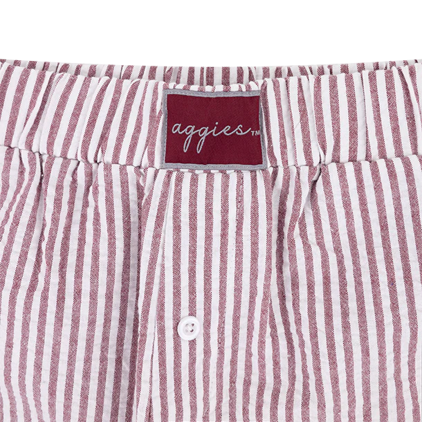 Texas A&M Concepts Sport Short Sleeve Top and Short Set - Maroon - Image 6