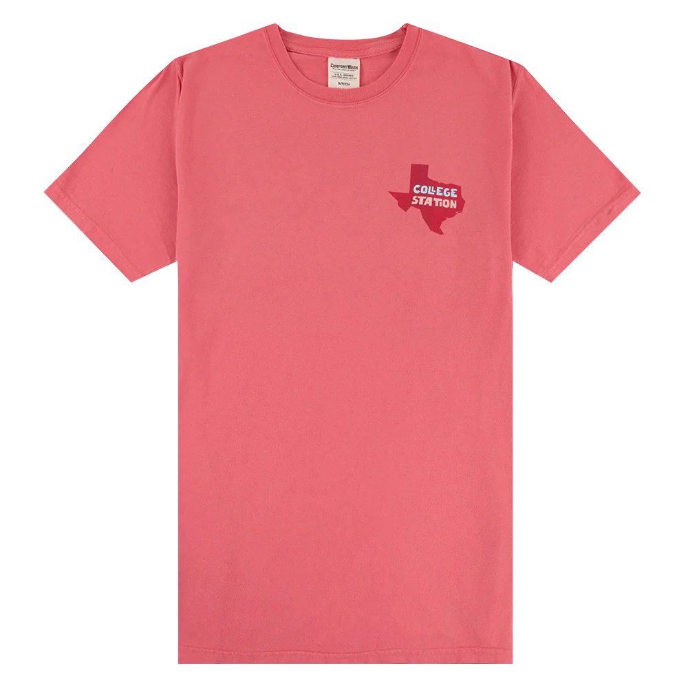 Texas A&M Coral Craze Chigaroogarem T-Shirt - Pink - Image 2
