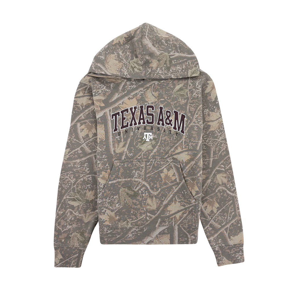 Texas A&M Deadwood Tree Camo Youth Hoodie