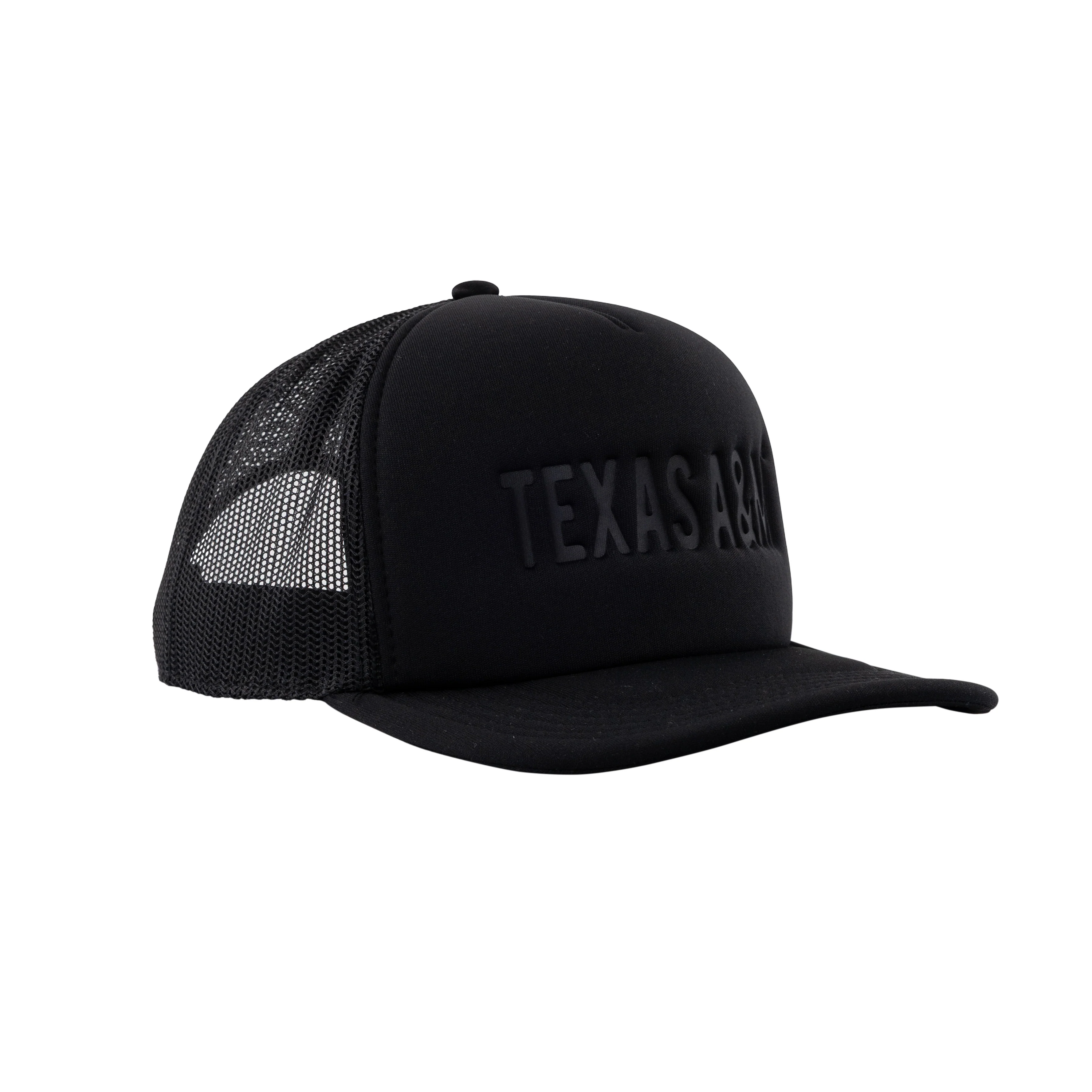 Texas A&M Embossed Black on Black Hat - Image 30